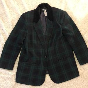 Vintage Plaid Blazer